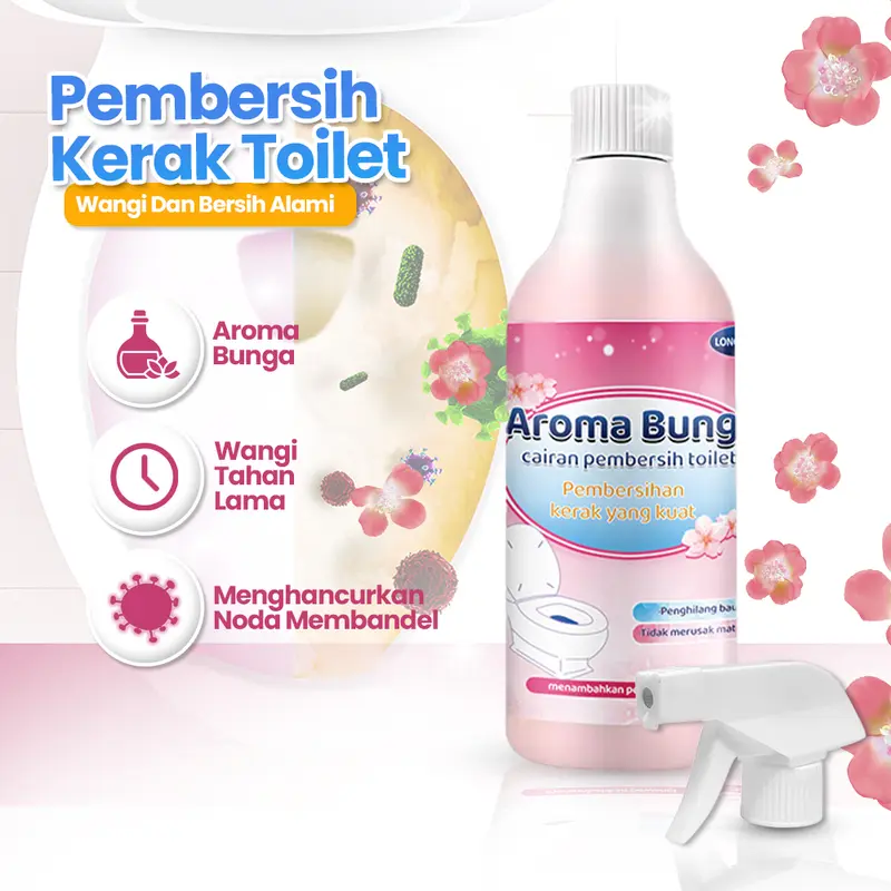 Pembersih Toilet Bunga Penghilang Bau dan Urin Kamar Mandi yang Ampuh 0