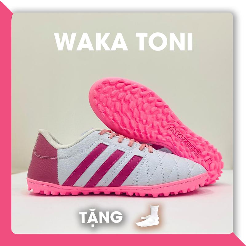 Giày Bóng Đá, Đá Banh Nam Waka Toni 11 Pro Đế Cao Su Airzoom Sneaker Sport [TẶNG Tất ]