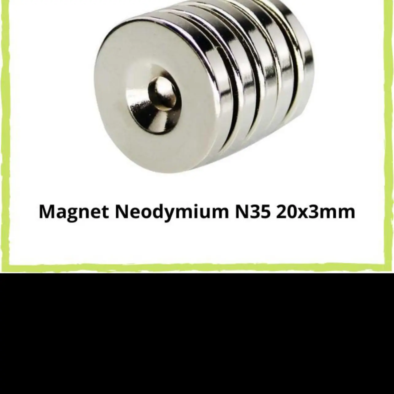 Magnet Neodymium Cylinder Super 20mmx3mm Lubang N35 20x3 mm Hole 4 mm 20*3 Mahnet Kuat Silinder 20 x 3 mm Berlubang Tengah