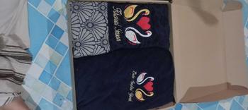 Product Review of Handuk Kimono Set custome bordir nama depan belakang seserahan dan kado pernikahan Hadiah Handuk Wanita Dewasa Tidur Dress Pria from E**a s**i y**0 1