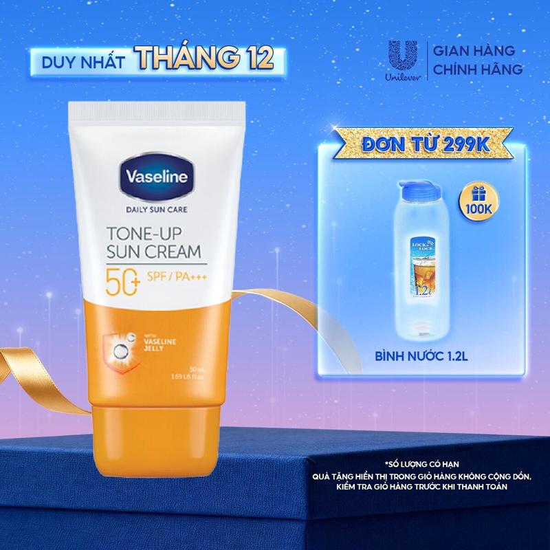  Kem chống nắng Vaseline Tone-up Sun Cream 50ml 