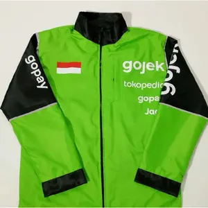 Jaket Go J3k Goto Terbari - Jaket Driveer - Jaket GJ Garuda - Jaket Motor Pria Anti angin full Sablon