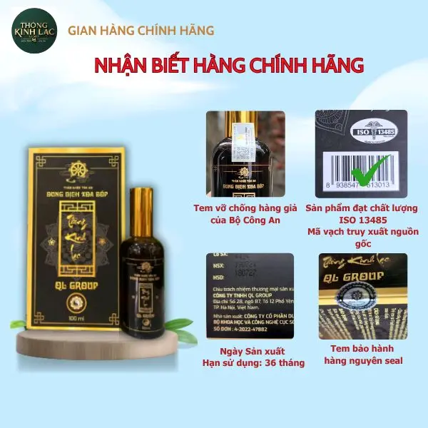 TINH DẦU XOA BÓP XƯƠNG KHỚP - ĐẢ THÔNG KINH LẠC 100ML - Massage, đau mỏi vai gáy, chấn thương thể thao 2