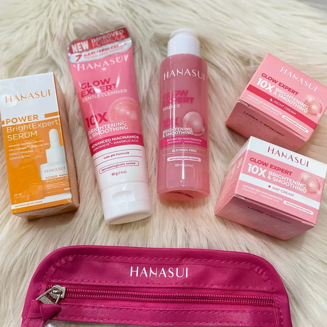 HANASUI Paket GLOW EXPERT 10X Brightening & Smoothing