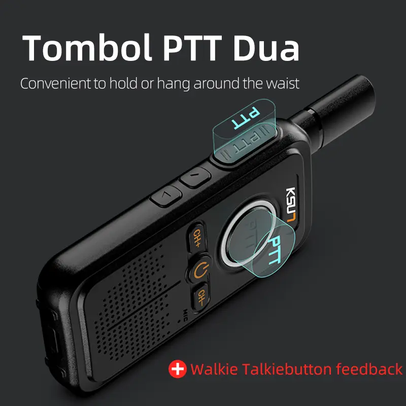 KSUN ht jarak jauh 5km murah walkie talkie UHF  handy talky 4200mAh 6