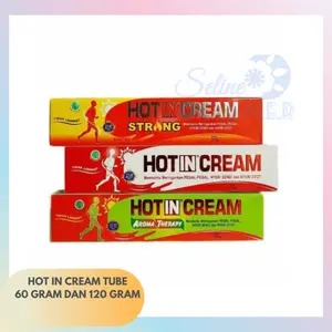 HOT IN CREAM TUBE 60 & 120 GRAM STRONG, ORIGINAL, AROMA THERAPY
