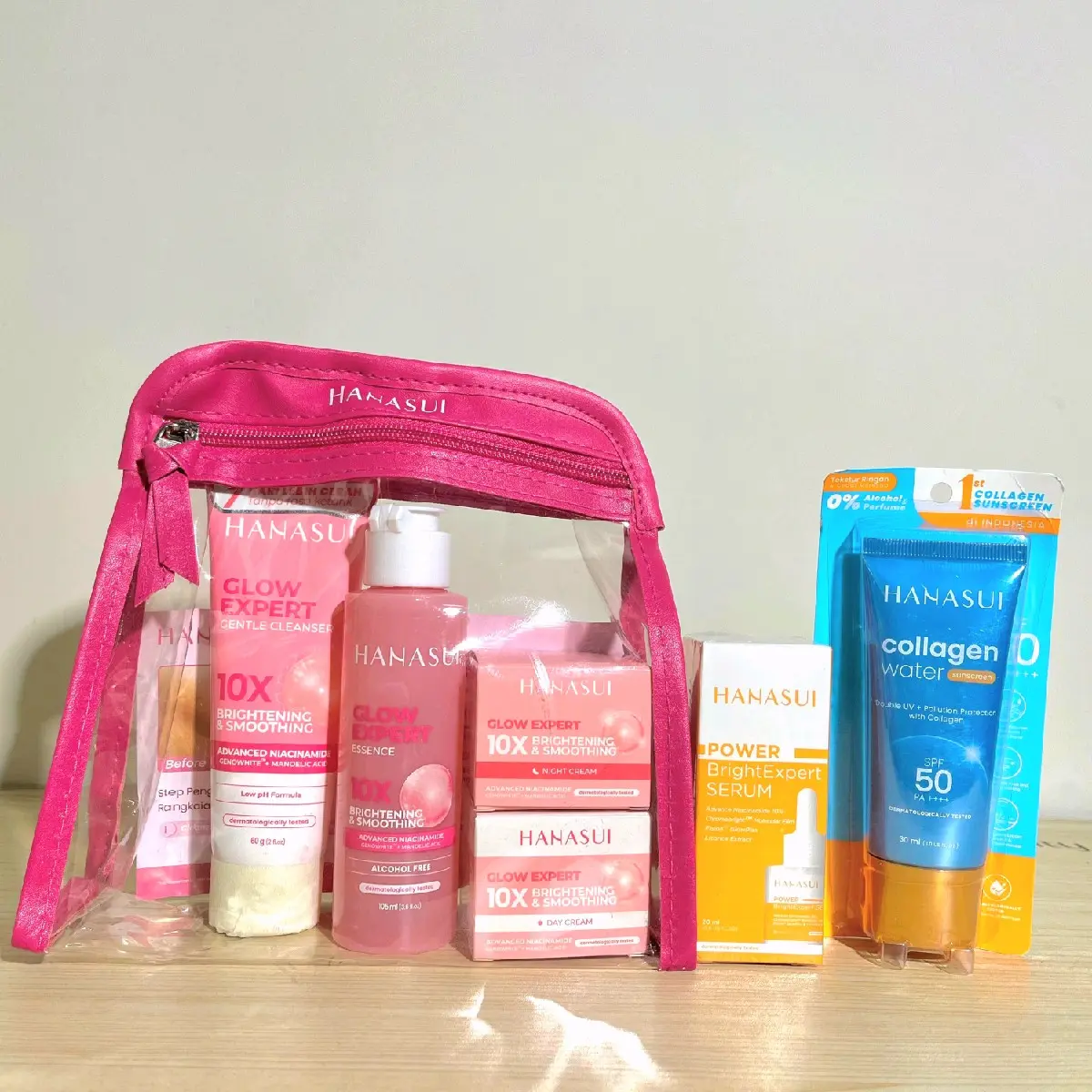 ORIGINAL*Hanasui Flawless Glow Expert Whitening Complete KEMASAN BARU