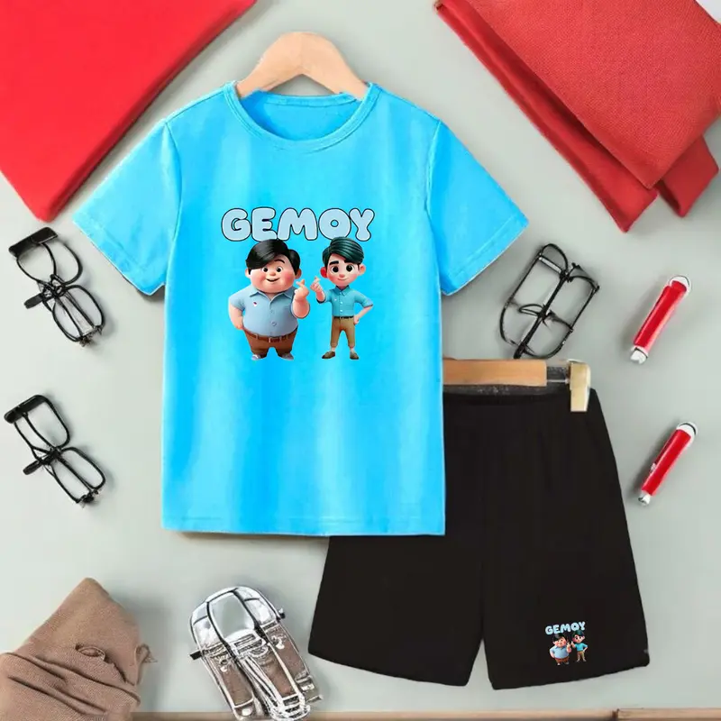Set Baju Stelan Anak-Anak 2-10 Tahun PRAGIIBB / Baju Anak Viral / Laki-Laki Katun Perempuan Parsel Bayi 0