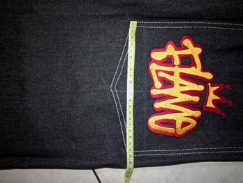 Product Review of Flame Everyday Celana Denim Y2K Denim Big Pocket Bordir Raw Denim 13oz Jeans Panjang Pria from u**6 1