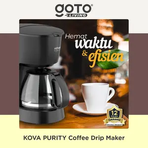 Kova [COD] Purity Mesin Pembuat Kopi Teh Coffee Drip Maker Elektrik Otomatis