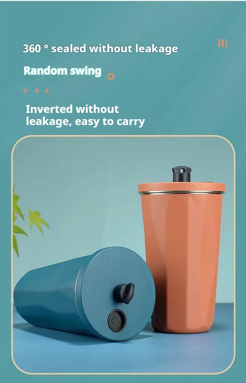 Product Introduction of Amazon's latest outdoor sports water cup insulated cup 304 stainless steel insulated diamond cup gradient portable portable cup large capacity coffee cup with straw 600ml vacuum tumbler 9