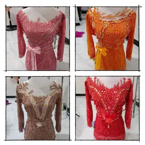 kebaya semi prancis, bahan adem , payet depan belakang (FIX LIVE)
