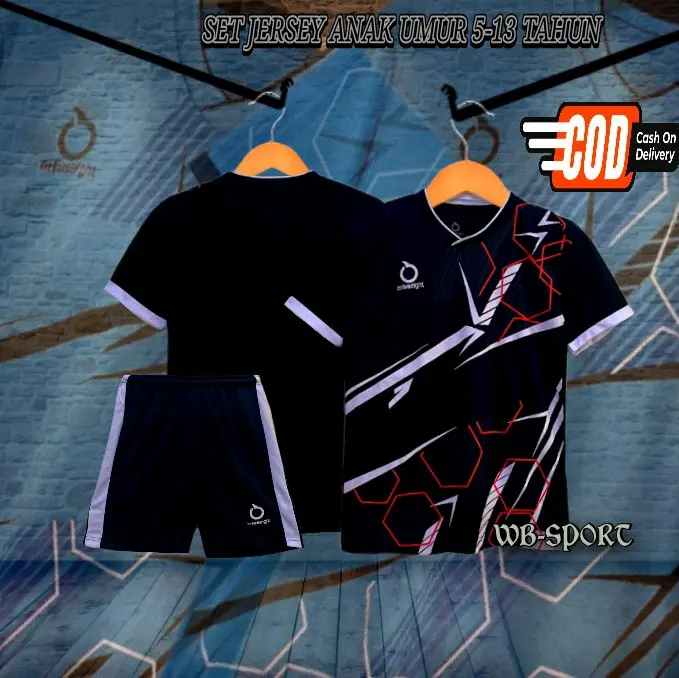 STELAN STELAN JERSEY ANAK BAJU SEPAK BOLA VOLLY BADMINTON BOLA CAKRAW PRIA WANITA Futsal Olahraga 0