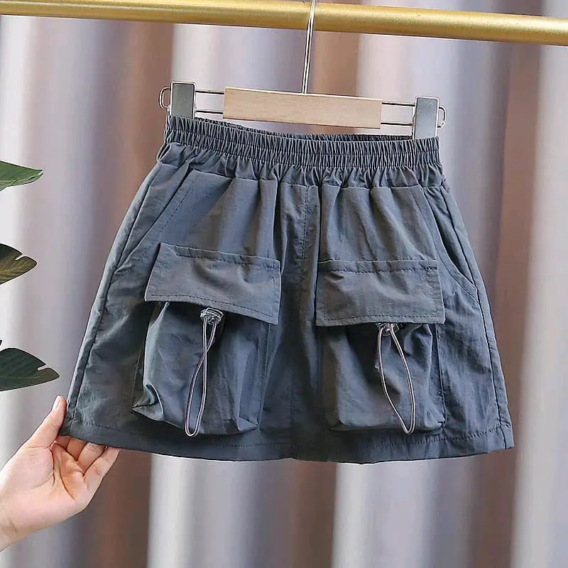 Rok Cargo Anak Perempuan Varian Warna 2 dan 3 Ukuran 6-12 Tahun bahan toyobo import - Fashion Cewek 3