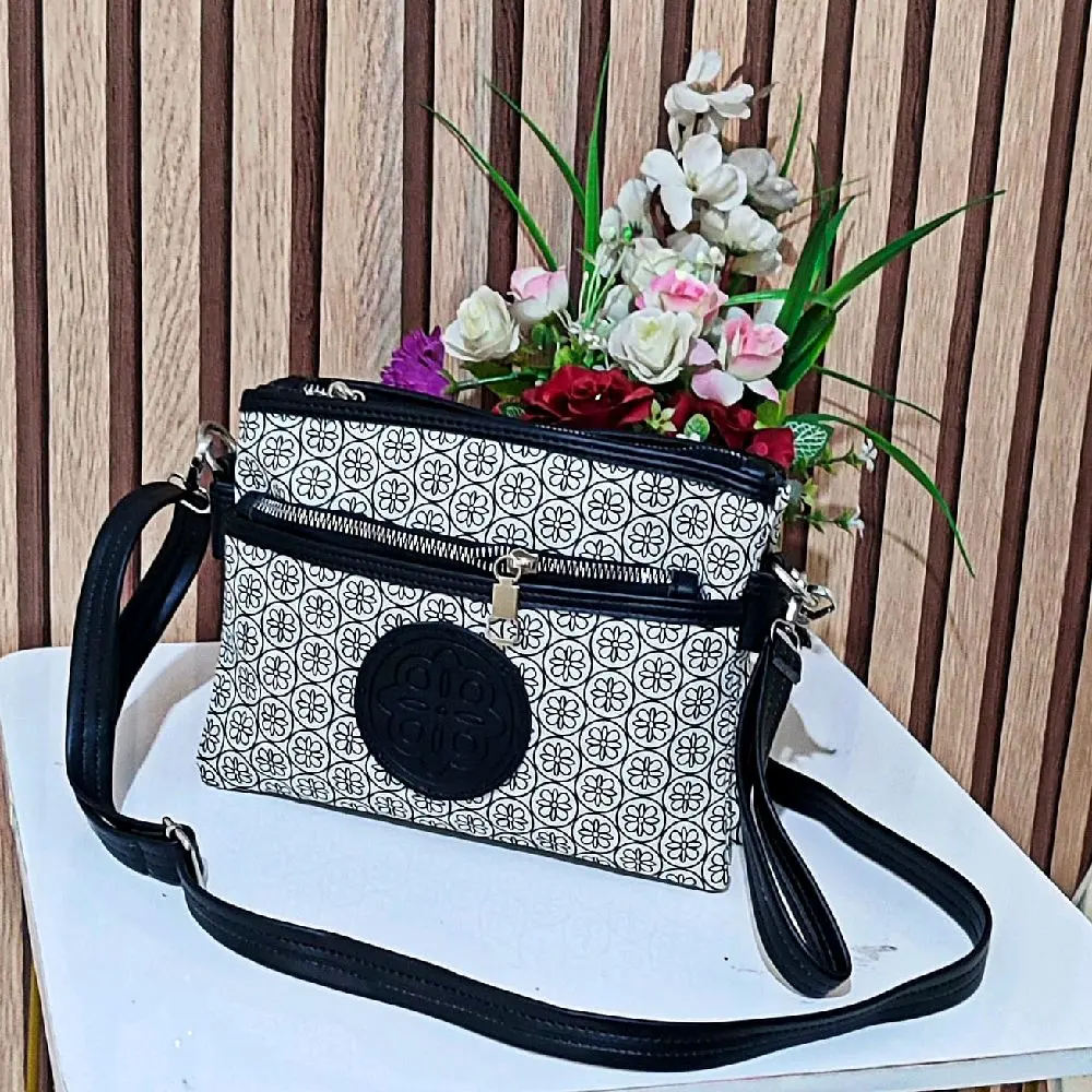 Tas Selempang Wanita 3 Ruang bunga- bunga cantik
