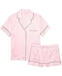 ZN FASHION - PIYAMA SET VS  KATUN TWISCONE KOREAN STYLE / ONE SET DAILY LENGAN PENDEK