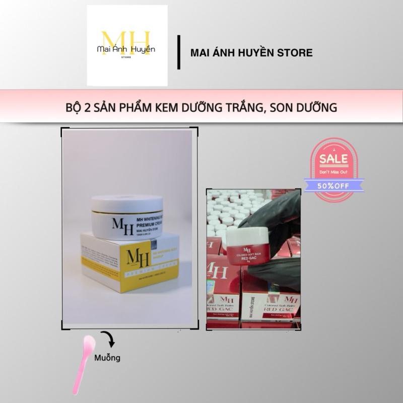 Mua 1 nhận 2 BỘ SẢN PHẨM Kem body 150g hỗ trợ dưỡng sáng hồng da Son Dưỡng Môi Red Gac hỗ trợ hồng môi 5g Tặng bao tay tán kem