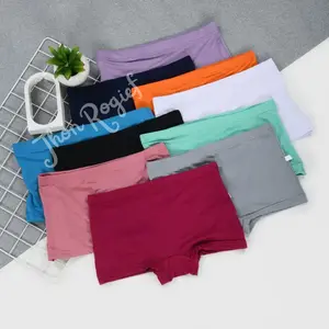 10 pcs Boxer Wanita Jumbo Size M L XL XXL XXXL 4XL Spandex Dewasa Lembut Pendek Bahan Melar Adem dan Lembut