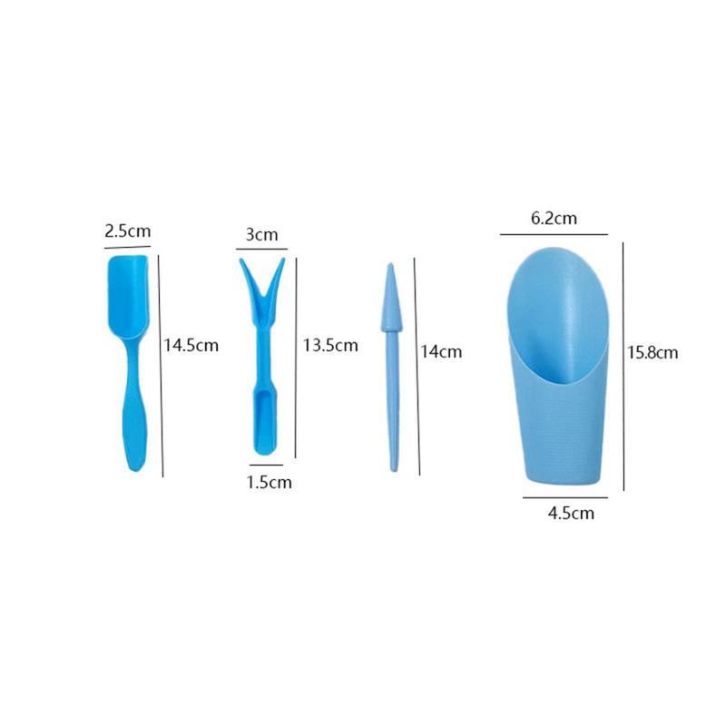 Product Introduction of 4pcs Mini Garden Tools Succulent Planting Kit Flower Growing Tool Set Home Plant Cultivation Garden Potted Flower Canes Rod Tool 95