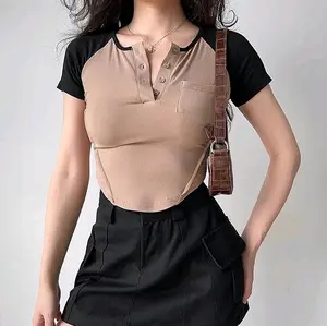 Baseballl Tee | High Premium Quality Pakai wanita lengan panjanhy