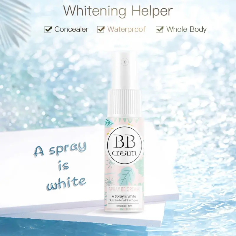 Spray BB Cream Moisturizing Cover Defects Even Skin Color Breathable Beauty Cosmetics