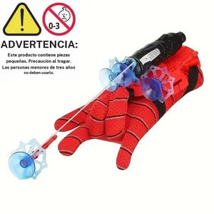 Set de Guante Lanzador de Telaraña, & Juguete de Héroe Azul para Niños y Adultos, Juego Interactivo de Fiesta, Material ABS Duradero, Regalo Perfecto para Halloween