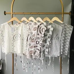 Aneesa vest batik Katun V-Neck