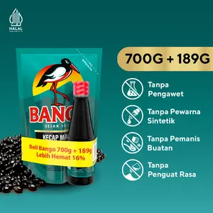 [Buy 1 Get 1] Bango Kecap Manis 700g & Bango Kecap Manis 189g