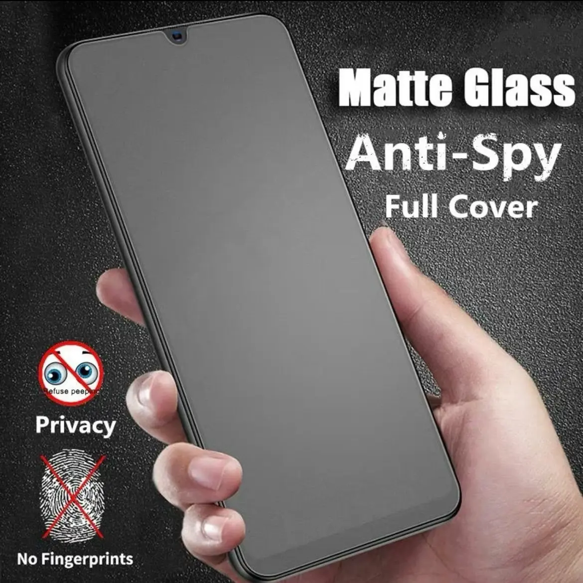 TG Anti Gores Ceramic Privacy Spy Untuk Hp Samsung A05 / A05S / A15 / A14 / A25 / A24 / A35 / A04 / A04E Dll Temper Glass Anti intip Cover Layar