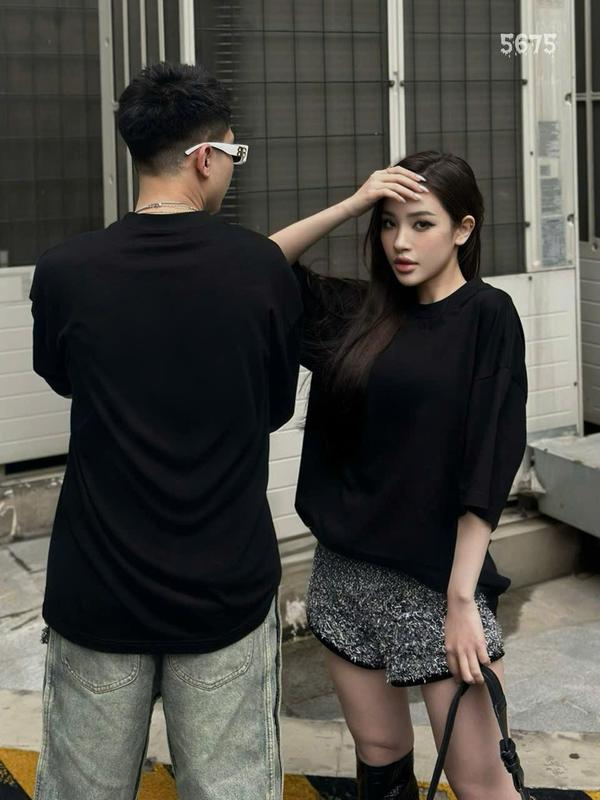Áo Thun Cặp Đôi Unisex Chepol, Áo Phông Nam Nữ Cổ Tròn Trơn Vải Thun Cotton Co Giãn 2 Chiều, có bigsize đến 120kg 7