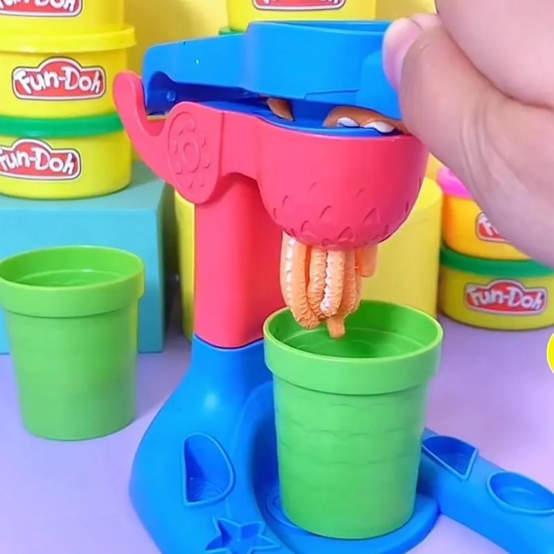 [COD] FUNDOH JUICER MINI MAINAN ANAK SATU SET CETAKAN JUS BUAH PERAS MAINAN ANAK PLASTISIN MALAM CLAY KREATIF 2