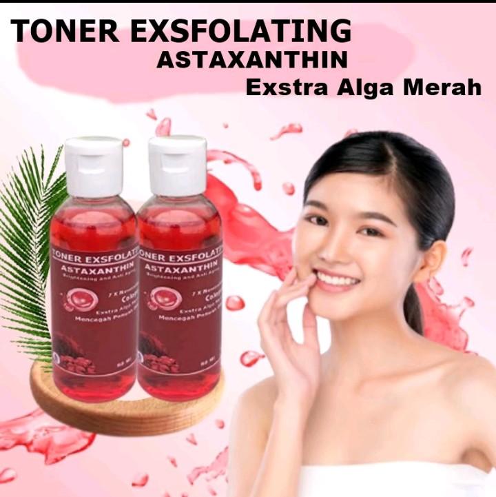 Toner Pemutih Wajah Astaxanthin Penghilang Flek Hitam dan Bekas Jerawat - Mencerahkan, Memudarkan Bopeng 4