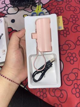 Product Review of LENYES PX023 5000mAh Mini Powerbank 2 Conector Options With Stand Of Power Bank from 0** 3