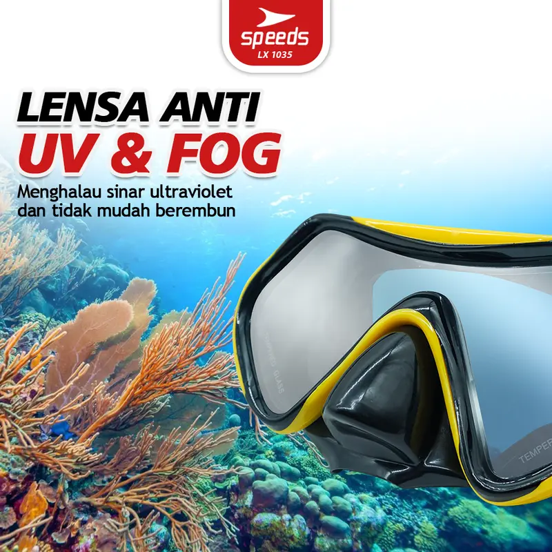 Kacamata renang Snorkeling PVC Alat latihan Selam Snorkel Diving Kacamata Diving Speeds Scuba Mask 017-2300 2