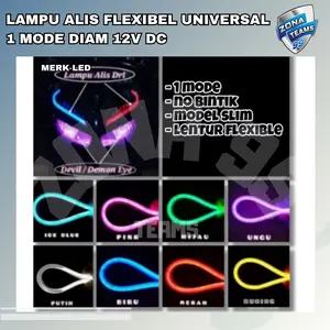 DRL LAMPU ALIS MOTOR MOBIL PANJANG 15CM & 30CM UNIVERSAL SEMUA MOTOR BISA PAKAI