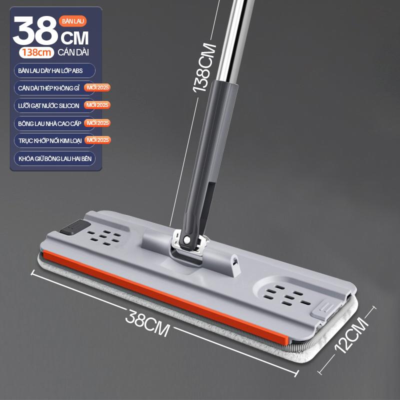  Cây Lau Nhà Thay Thế Dùng Cho Bộ Lau Nhà KITIMOP PRO MAX  Không Bao Gồm Thùng Vắt  