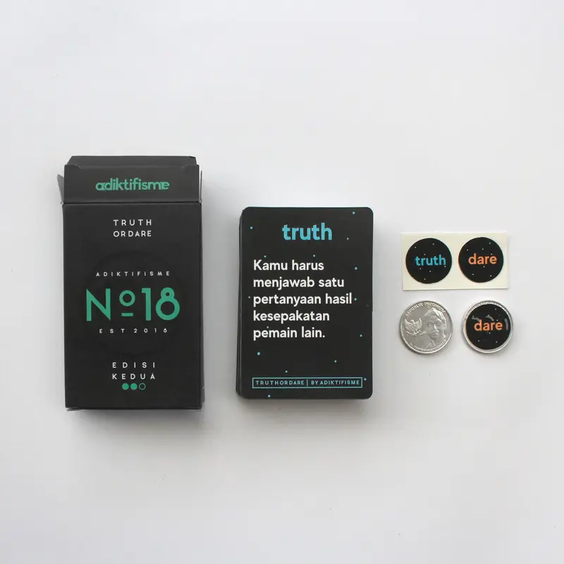 Kartu Truth or Dare Edisi Kedua Adiktifisme 2