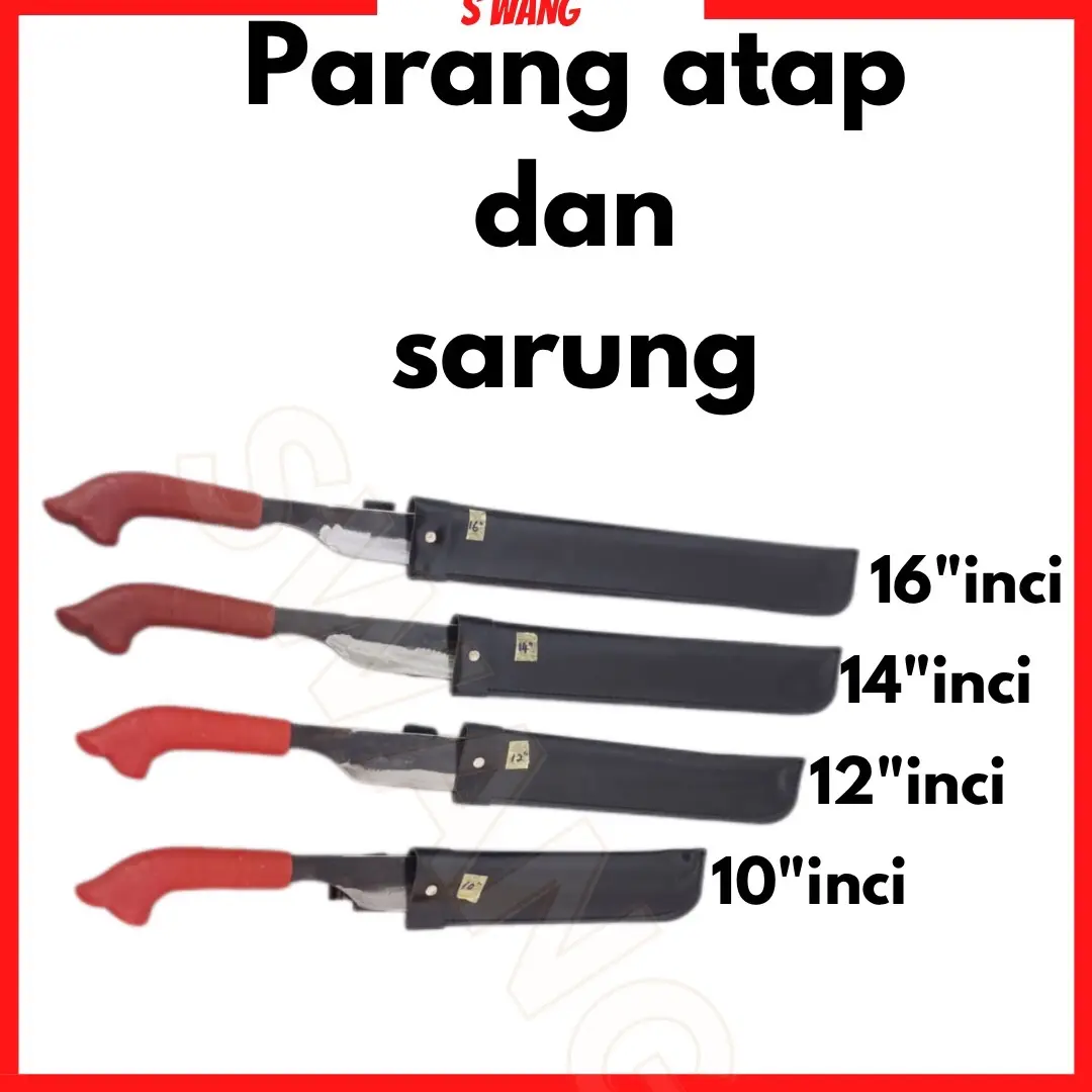 set sarung Alat Pemotong Berkebun Panjang / Farming Grass Tool