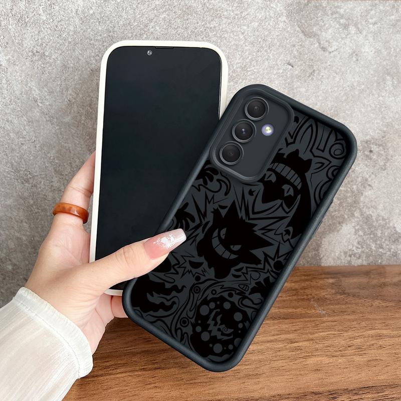 softcase soft case casing hp Samsung A55 5G,Gengar,Paket lengkap,kreativitas,coveringcasing,Mode,tren,Kartun,kepribadian Ponsel Protection 2