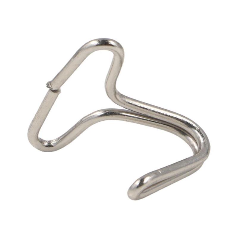 XIA SHEN DIY Metal Triangle Straps Fastener Shower Curtain For Hanging Auto Parts S Hooks Hanging Buckles Car Seat Cushion Hook 4