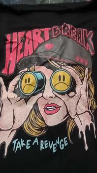 Product Review of Tshirt Kaos Heart Break Girl Atasan Baju Cewek Motif Wanita Katun from A**1 0