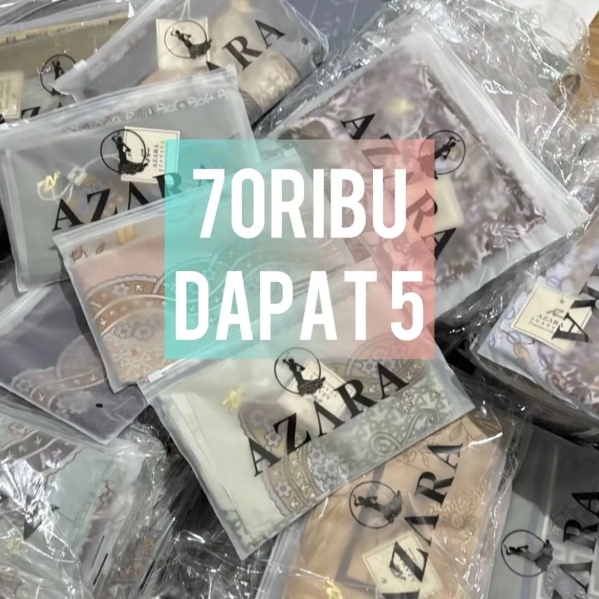 PAKET 5 pcs HIJAB MOTIF METAL LOGO BAHAN VOAL PREMIUM hijab persegi Muslim