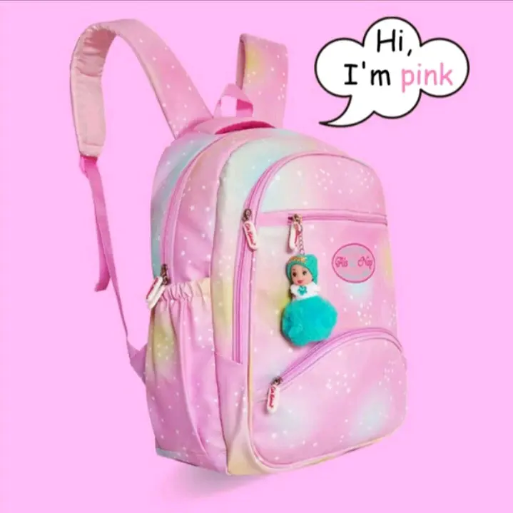 TasSekolah/Pelangi/Anak-anak/Warna Pink Fashion 0
