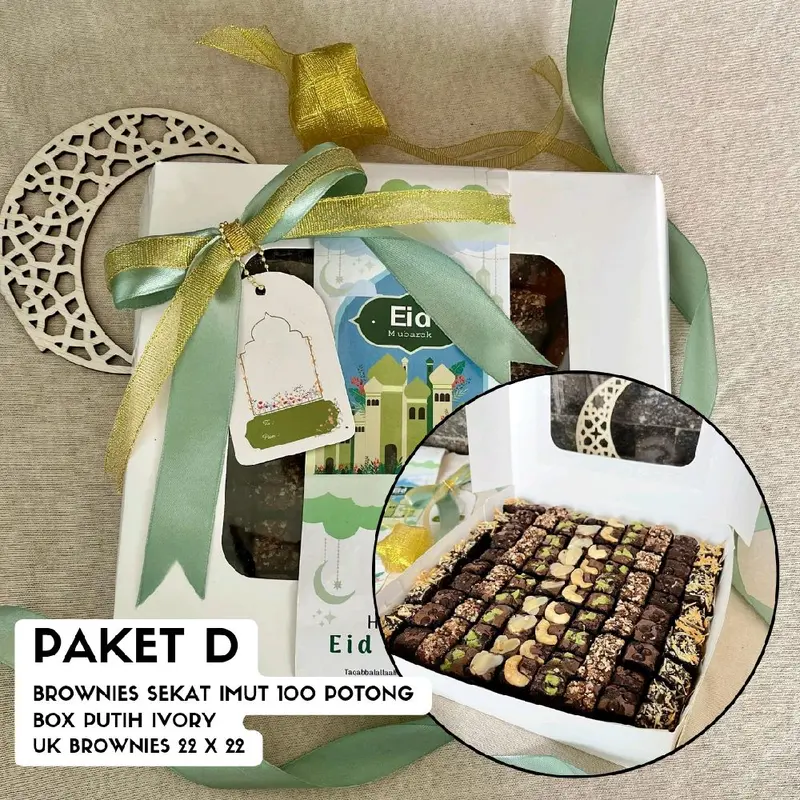 Brownies Panggang Hampers Idul Fitri Food Makanan - Fresh Produksi Baru - Cemilan 3