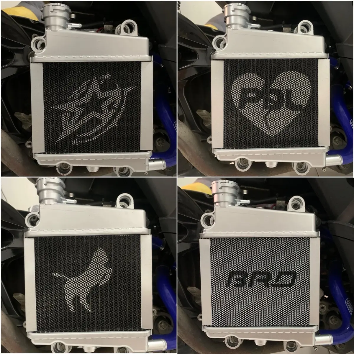 COVER RADIATOR KAWAT JARING+PLAT Engine Motorcycle