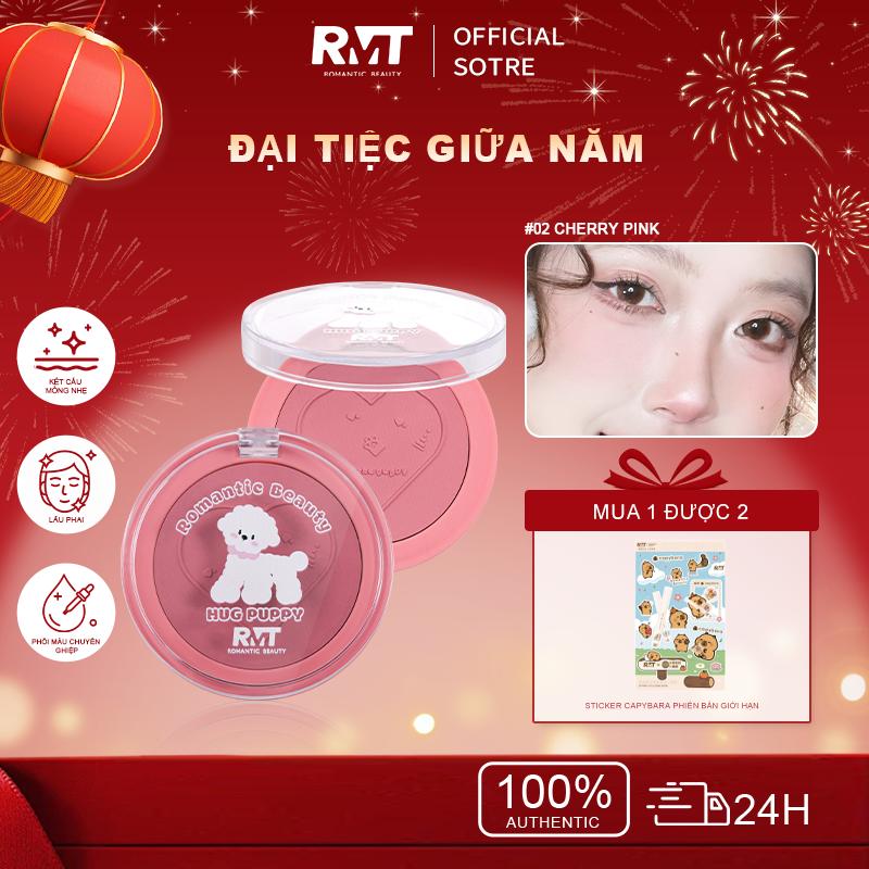 Bảng Phấn Má Hồng Romantic Beauty Đa Sắc Màu Bichon Blush 3.8g