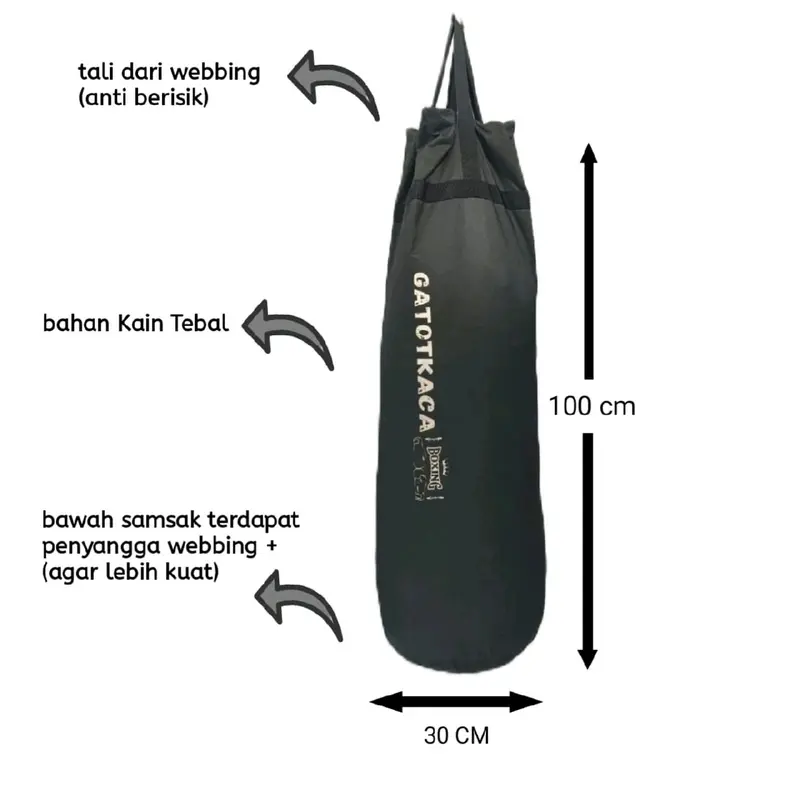 Samsak tinju karate boxing mma pencak silat 100cm 3