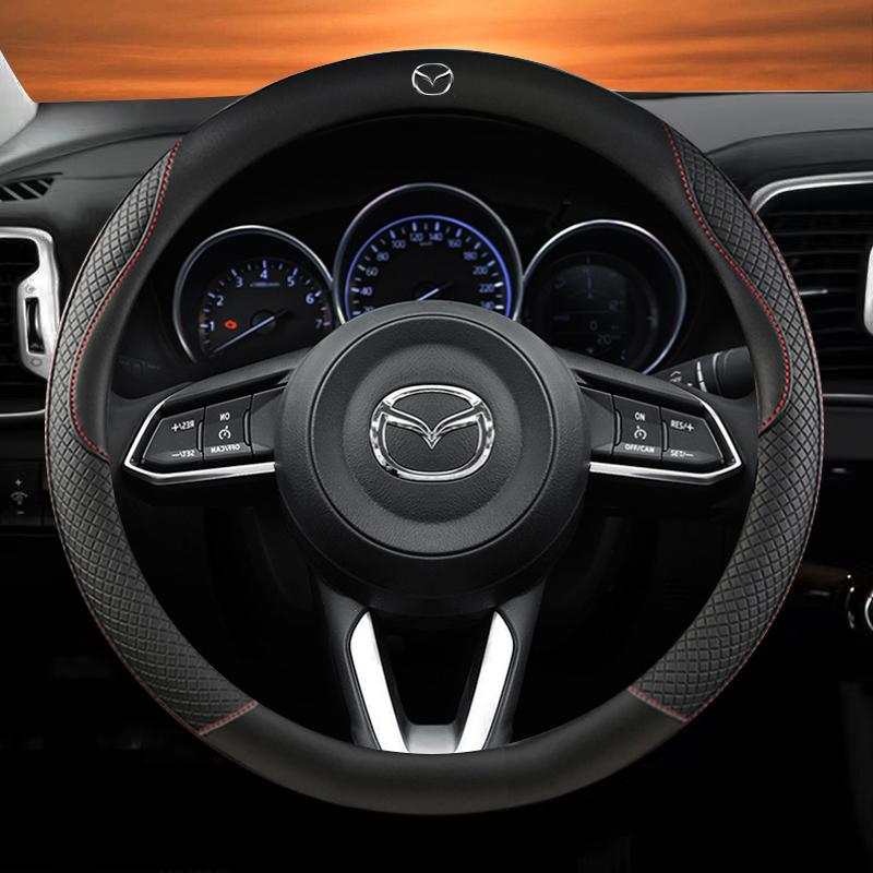 Bọc Da Cho Vô Lăng Mazda, 38Cm, 2, 3, 6, CX3, CX5, MX5, BT50 Nội Thất