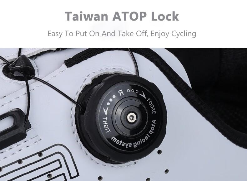 Product Introduction of LAMEDA New Cycling Professional Shoes Men Rubber Sole Bicycle Shoes Microfiber Upper Road Bike Unlocking Shoes 18