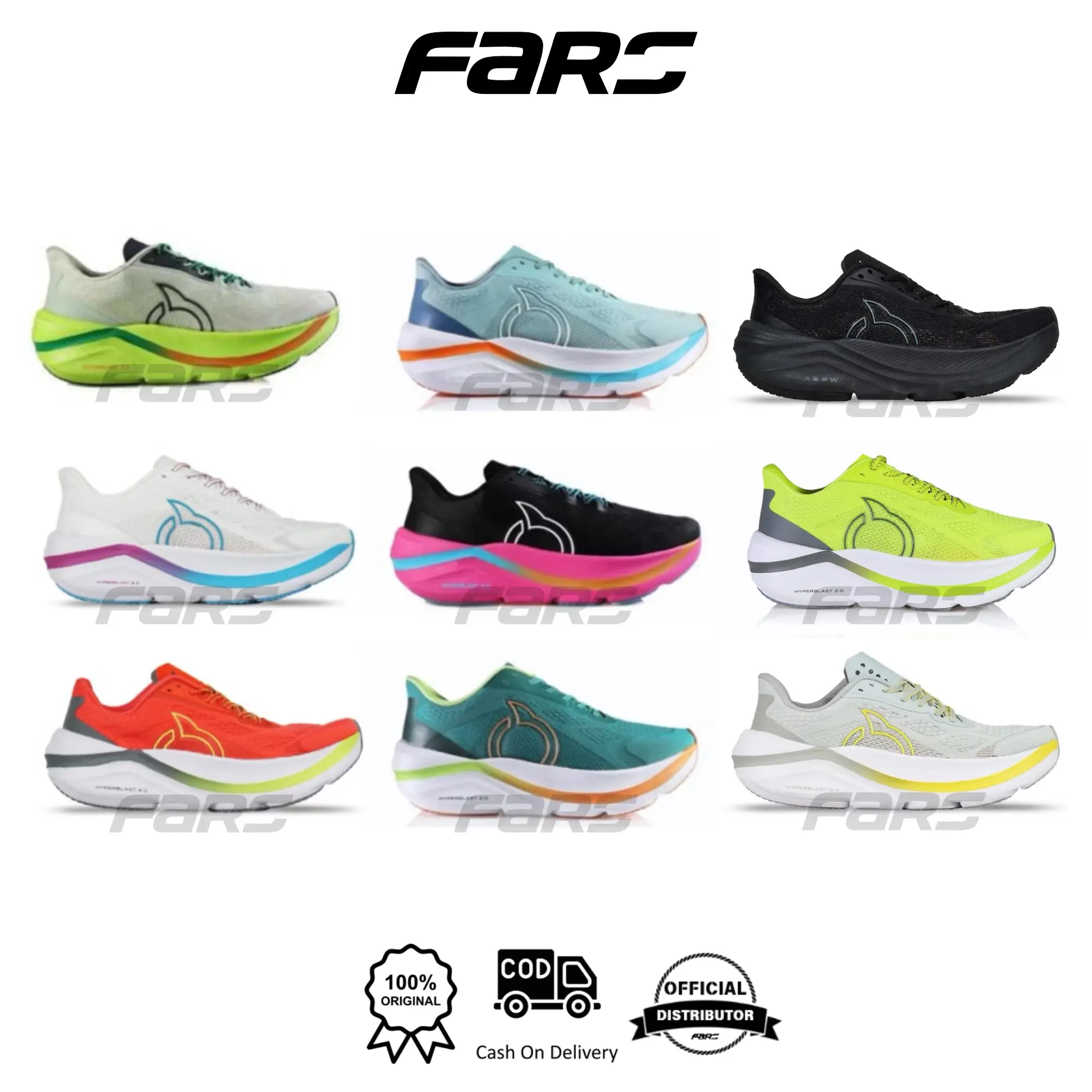 Sepatu Running / Lari Ortuseight Hyperblast 2.0 ORIGINAL - BEST SELLER